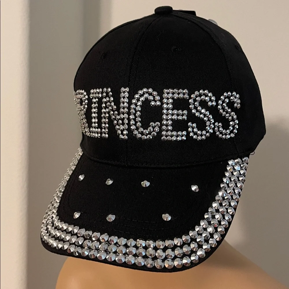 NWT Madd Hatter Sparkly Bling Princess Studded Baseball Cap